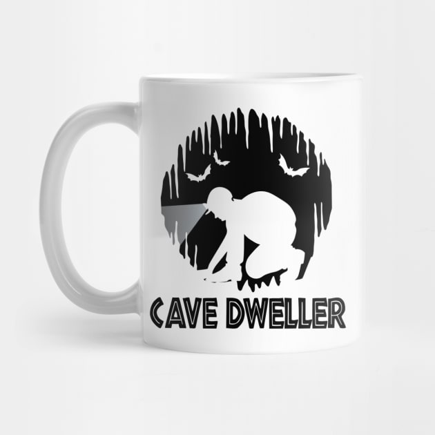 Cave Dweller - Cave Spelunking Speleology by TheInkElephant